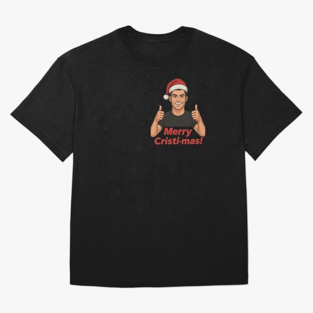 Merry Cristi-mas! CR7 Xmas holiday cheer Oversized T-Shirt Show Your Love for the FIFA World Cup 2026 USA Canada Mexico Journey through Messi and Cristiano Ronaldo Highlights, England, France and Netherlands Pride, Tournament Hype, Historic