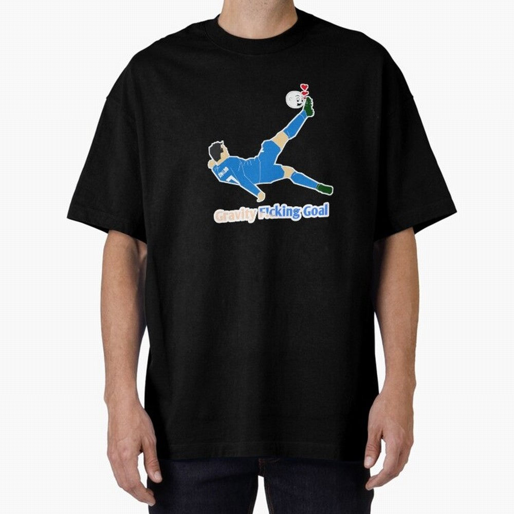 Cristiano Ronaldo Bicycle kick Oversized T-Shirt Bring World Football Passion into the FIFA World Cup 2026 Journey through Messi Highlights, France and Portugal Pride, Fan Favorite Moments, National Team Passion, Big Match Drama and Soccer History;