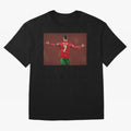 Cristiano Ronaldo portrait painting Oversized T-Shirt Enjoy the Biggest Football Party of FIFA World Cup 2026 Celebrating Haaland and Mbappe, Portugal Energy, Football Festival Excitement, Trophy Ambitions, Country Rivalries and Star Player Buzz;