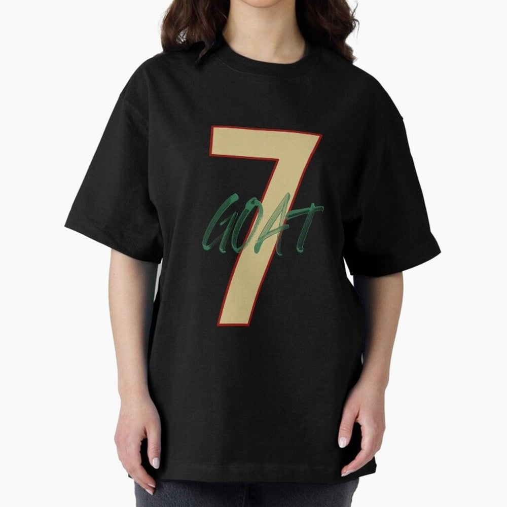 Cristiano Ronaldo 7 GOAT Football Legend Poster Art Oversized T-Shirt Turn Football Passion into Match Day Hype around FIFA World Cup 2026, Messi, Spain, Football Passion, Legendary Performances, Festival Vibes and Supporter Community; Created for