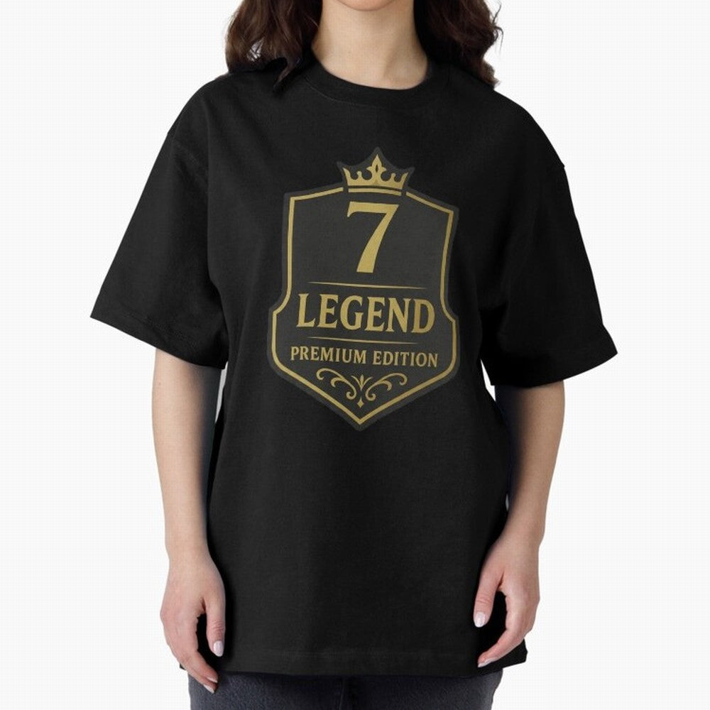 7Legend Football Inspired Number 7 T-Shirt Oversized T-Shirt Capture Stadium Memories from the FIFA World Cup 2026 USA Canada Mexico Journey through Haaland and Mbappe Highlights, Germany Pride, Football Passion, Legendary Performances, Festival