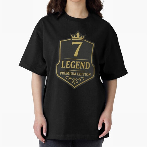 7Legend Football Inspired Number 7 T-Shirt Oversized T-Shirt Capture Stadium Memories from the FIFA World Cup 2026 USA Canada Mexico Journey through Haaland and Mbappe Highlights, Germany Pride, Football Passion, Legendary Performances, Festival