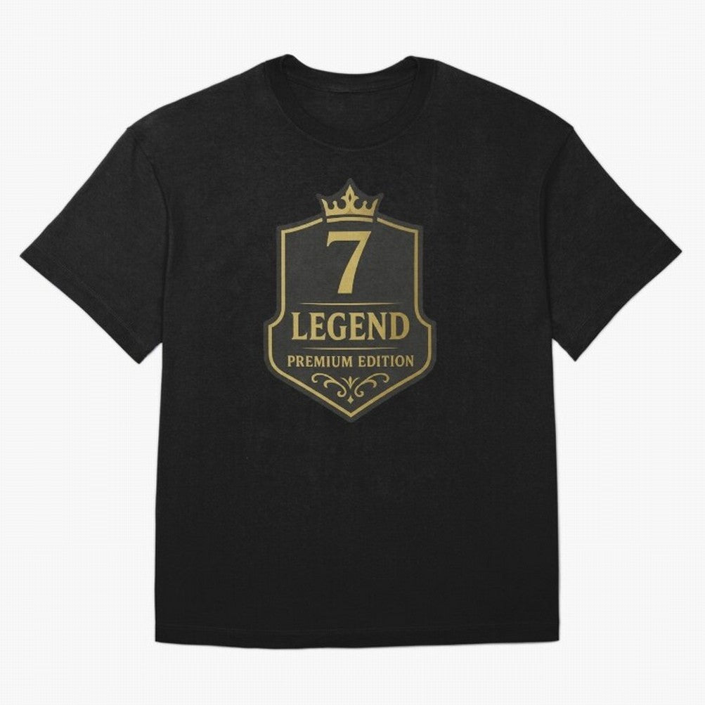 7Legend Football Inspired Number 7 T-Shirt Oversized T-Shirt Capture Stadium Memories from the FIFA World Cup 2026 USA Canada Mexico Journey through Haaland and Mbappe Highlights, Germany Pride, Football Passion, Legendary Performances, Festival