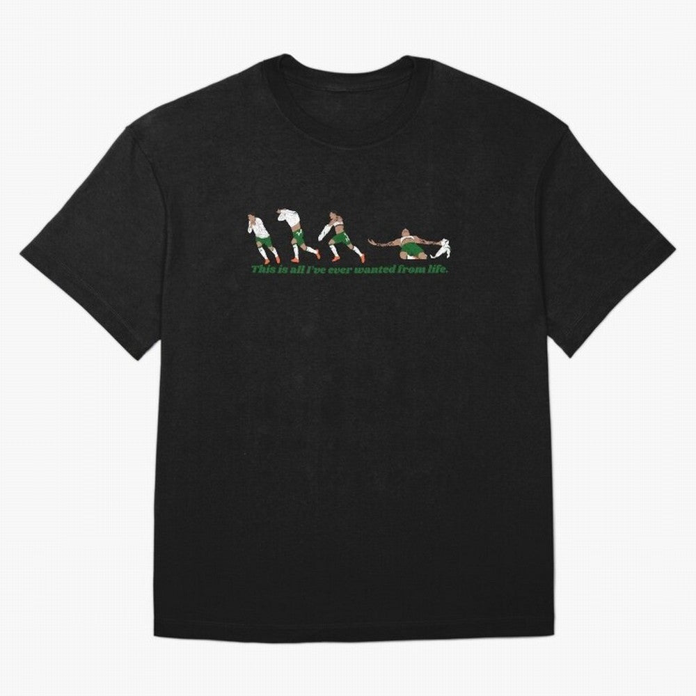 Troy Parrott Ireland Hat Trick Goal Celebration Minimalist Oversized T-Shirt Bring Trophy Dreams to FIFA World Cup 2026 Group Stage Spirit, Centered on Brazil, Portugal and Argentina, Haaland, Vintage Soccer Flavor, Modern Football Stars, National