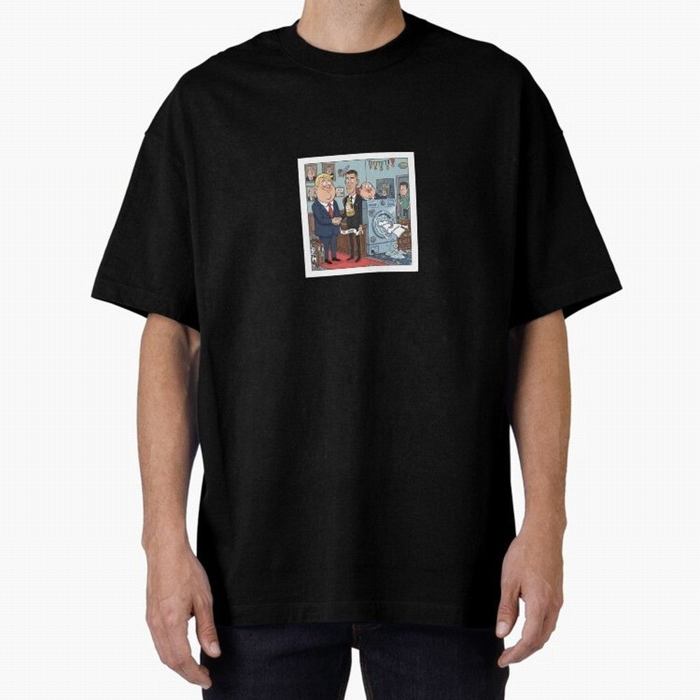 Ronaldo at White House Dinner Oversized T-Shirt Keep the Match Day Mood of Global Football Passion for FIFA World Cup 2026 USA Canada Mexico, Driven by Cristiano Ronaldo, England, Global Supporter Spirit, Legendary Goals, National Colors and