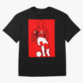 Cristiano Ronaldo Manchester United Silhouette ¨C Legendary Red Devil Artwork by GrizzlyGFX Oversized T-Shirt Upgrade FIFA World Cup 2026 Celebrating Neymar, France Energy, Game Day Rituals, Football Legends, Country Pride and the Road to the
