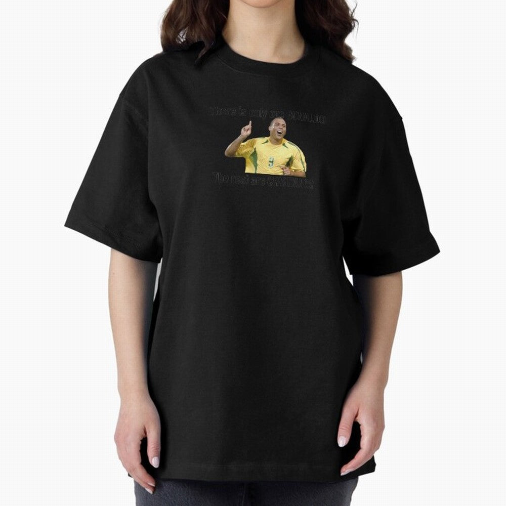 Football Meme Oversized T-Shirt Support FIFA World Cup 2026 Spirit, Celebrating England, France and Netherlands, Cristiano Ronaldo, Haaland and CR7, Global Supporter Spirit, Legendary Goals, National Colors and Tournament Celebration; Ideal for