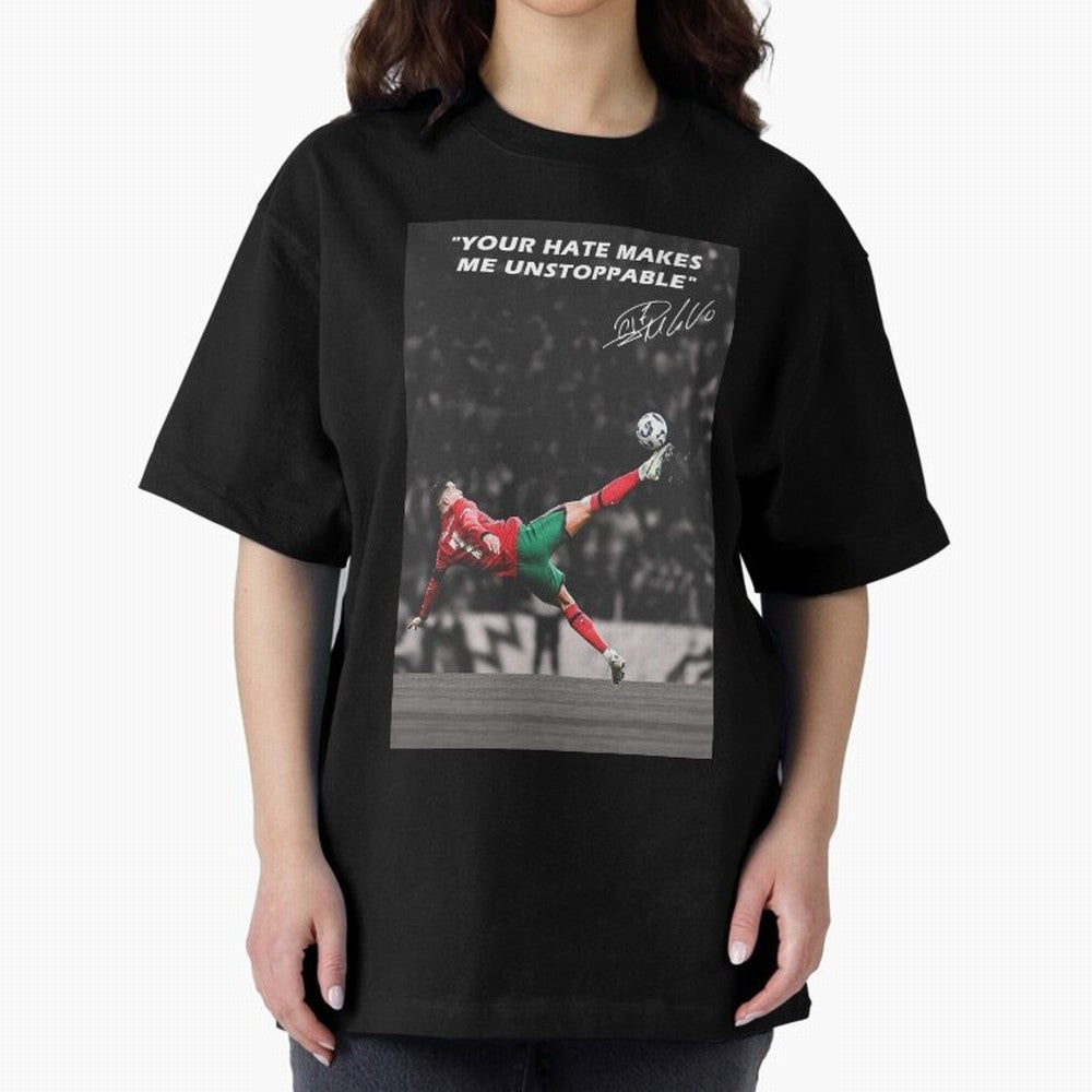 Cristiano Ronaldo Inspiration Oversized T-Shirt Live for the Drama of FIFA World Cup 2026 Group Stage Spirit, Made for England and Germany, Cristiano Ronaldo, Haaland and CR7, Global Supporter Spirit, Legendary Goals, National Colors and Tournament