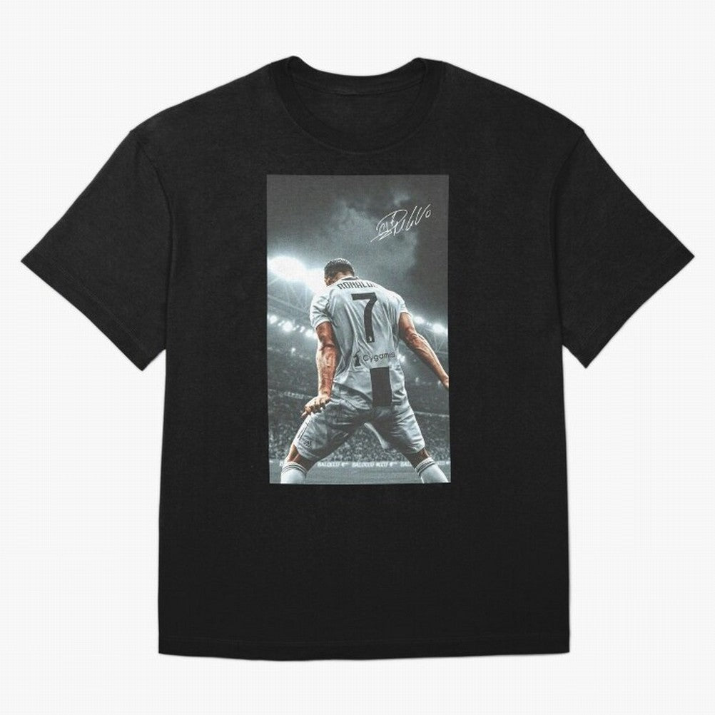 Cristiano Ronaldo Celebration Oversized T-Shirt Capture Stadium Memories from Global Football Passion for FIFA World Cup 2026, Inspired by Cristiano Ronaldo, Haaland and CR7, Argentina and Brazil, Tournament Hype, Historic Matchups, Family Viewing