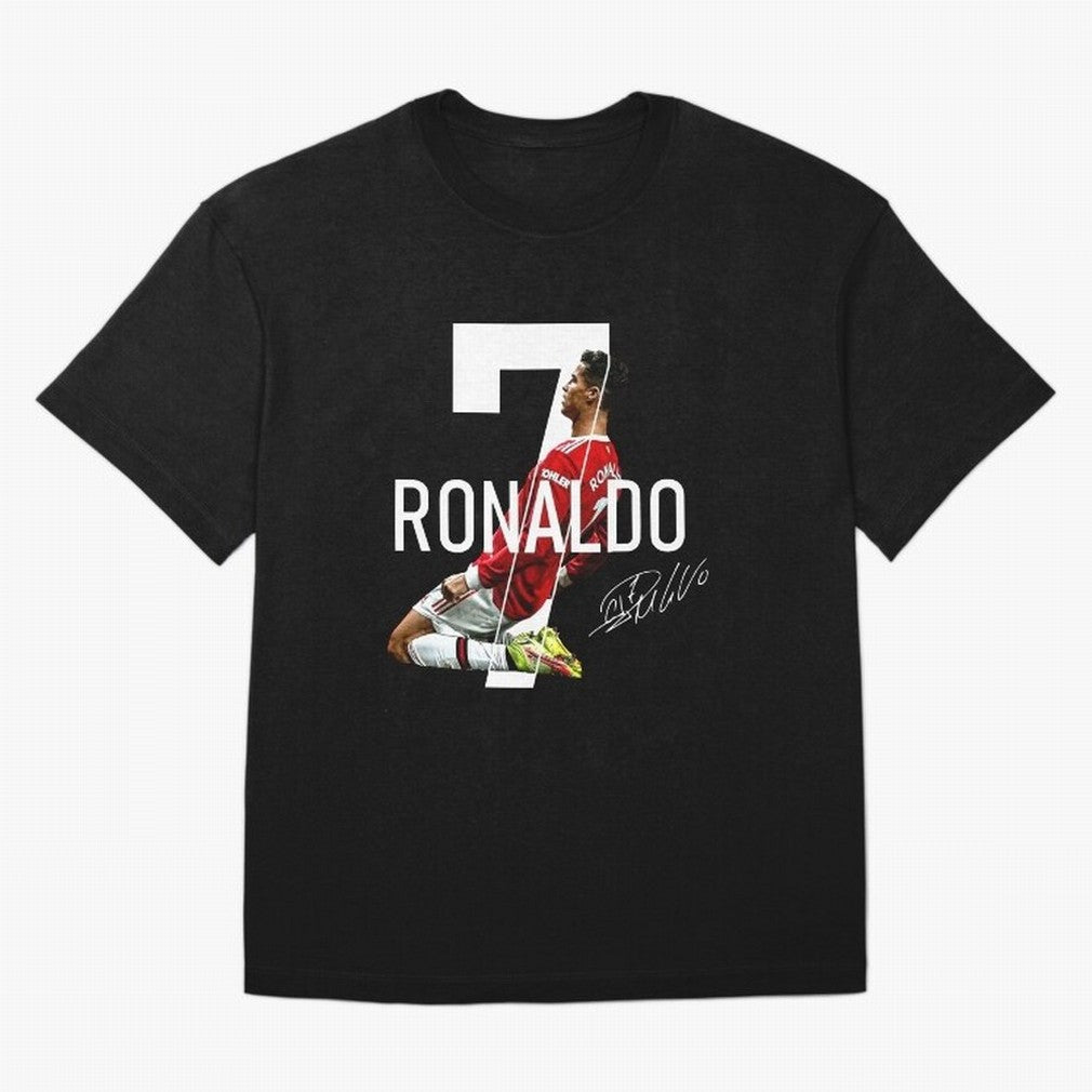 Cristiano Ronaldo - CR7 Oversized T-Shirt Celebrate the Biggest Stage of the FIFA World Cup 2026 Group Stage Journey through Messi, Neymar and Mbappe Highlights, England and Germany Pride, Worldwide Fan Energy, Dramatic Goals, Stadium Lights and
