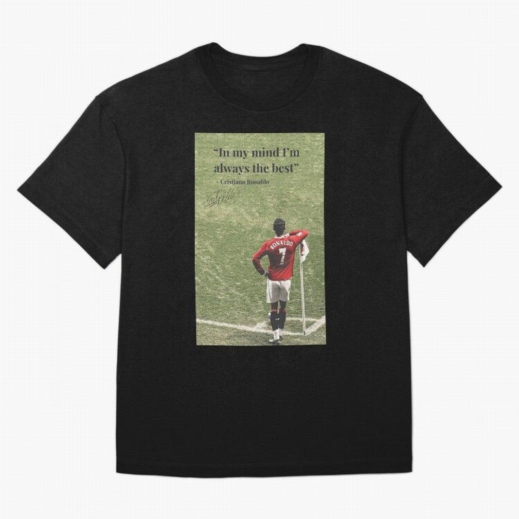 Cristiano Ronaldo Motivation Oversized T-Shirt Turn Football Passion into FIFA World Cup 2026 Spirit, Driven by England, Mbappe and Neymar, Soccer Culture, Superstar Moments, National Team Dreams and Competitive Fire; Perfect for People Who Love