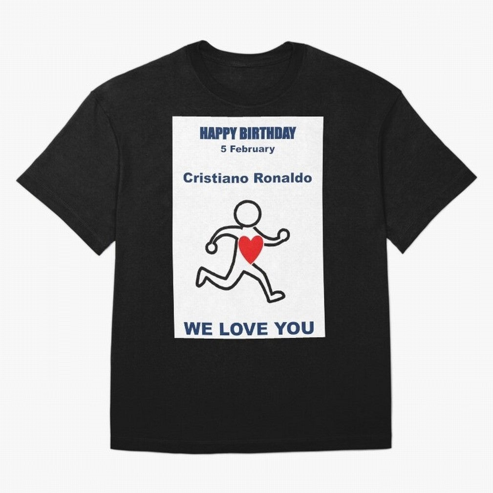 Tribute to Cristiano Ronaldo ¡ª 5 February Oversized T-Shirt Show Your Stadium Side during Match Day Hype around FIFA World Cup 2026 USA Canada Mexico, Mbappe, Germany, Goal Celebration Energy, Supporter Heritage, Football Icons and Worldwide