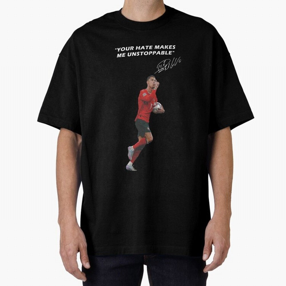 Cristiano Ronaldo Oversized T-Shirt Get Ready for the FIFA World Cup 2026 USA Canada Mexico Journey through Mbappe and Neymar Highlights, Argentina Pride, Vintage Soccer Flavor, Modern Football Stars, National Flags and Final Night Emotion; Made