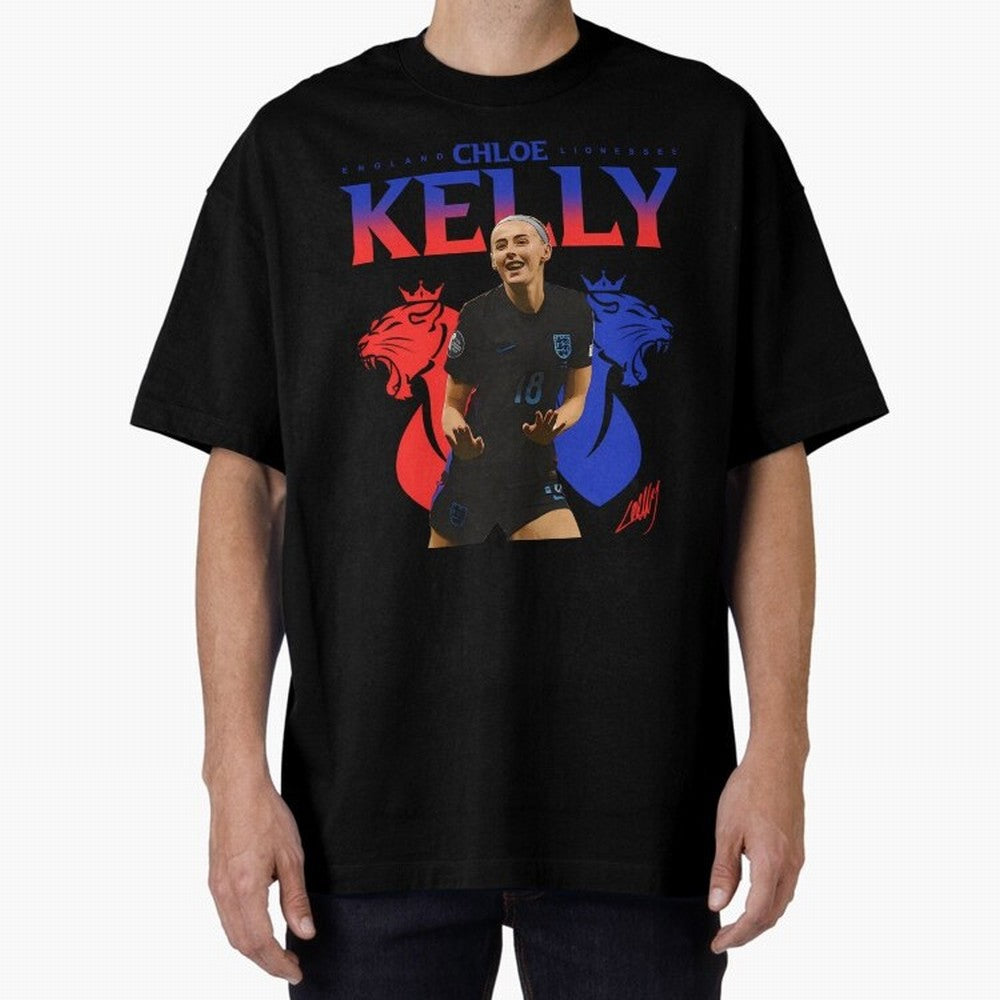 Chloe Kelly Oversized T-Shirt Join FIFA World Cup 2026 Group Stage Highlighting Messi, Portugal, Spain and Germany Energy, Fan Favorite Moments, National Team Passion, Big Match Drama and Soccer History; Perfect for Supporters Who Want Bold