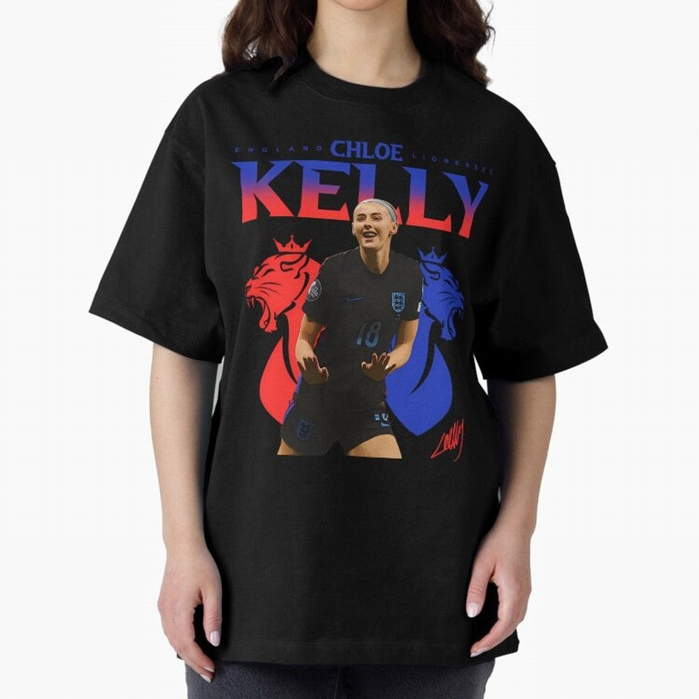 Chloe Kelly Oversized T-Shirt Join FIFA World Cup 2026 Group Stage Highlighting Messi, Portugal, Spain and Germany Energy, Fan Favorite Moments, National Team Passion, Big Match Drama and Soccer History; Perfect for Supporters Who Want Bold