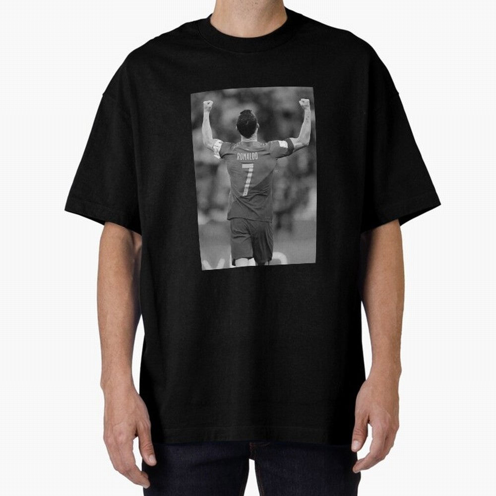 Cristiano Ronaldo Oversized T-Shirt Celebrate the Magic of the FIFA World Cup 2026 USA Canada Mexico Journey through Mbappe and Neymar Highlights, France and Portugal Pride, Football Passion, Legendary Performances, Festival Vibes and Supporter
