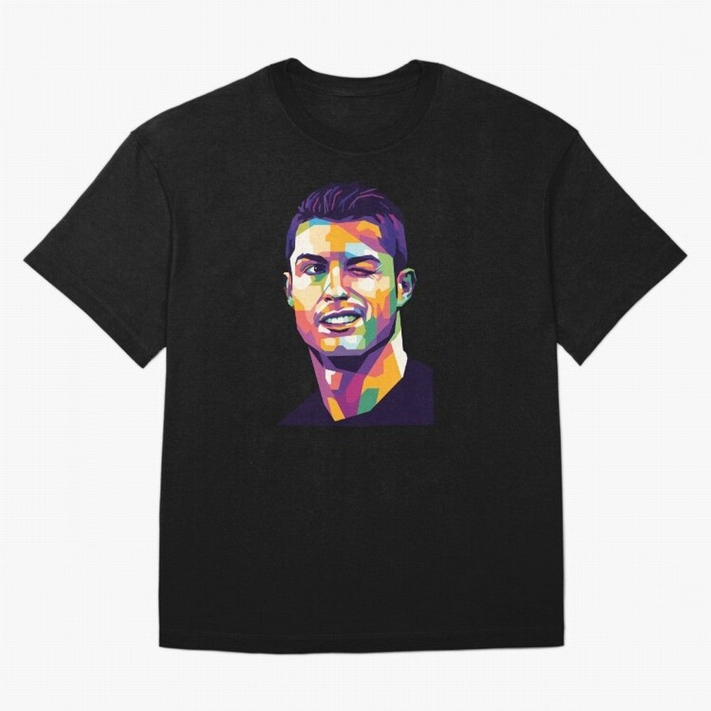 Cristiano Ronaldo Oversized T-Shirt Carry the Colors and Pride of Global Football Passion for FIFA World Cup 2026, with Messi, Spain and Netherlands, Tournament Hype, Historic Matchups, Family Viewing Parties and Global Sports Pride; Ideal for