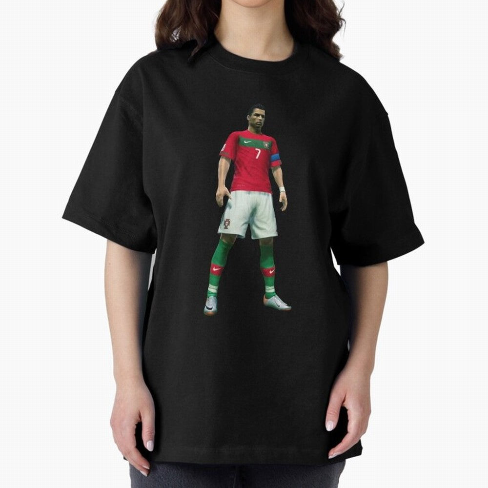 CR7 PES Oversized T-Shirt Bring a Champion Mindset to FIFA World Cup 2026 Group Stage Spirit, Filled with England and Germany, Messi, Champion Mindset, Group Stage Buzz, Knockout Tension and Passionate Fan Culture; Made for Die Hard Supporters,