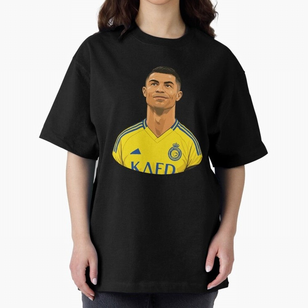 CR7 Oversized T-Shirt Show Up for the Glory of FIFA World Cup 2026 USA Canada Mexico Connected to Messi, Neymar and Mbappe, Spain and Netherlands Energy, Classic Soccer Heritage, Championship Pressure, Fan Loyalty and International Pride; Built for