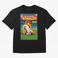 CR7 Comic Oversized T-Shirt Show Fan Pride Across the FIFA World Cup 2026 USA Canada Mexico Journey through Messi and Cristiano Ronaldo Highlights, Spain Pride, Stadium Memories, Football Loyalty, International Chants and Championship Tradition;