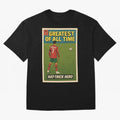 CR7 Comic Oversized T-Shirt Follow the FIFA World Cup 2026 USA Canada Mexico Journey through CR7 and Messi Highlights, England and Germany Pride, Worldwide Fan Energy, Dramatic Goals, Stadium Lights and Championship Celebrations; Made for