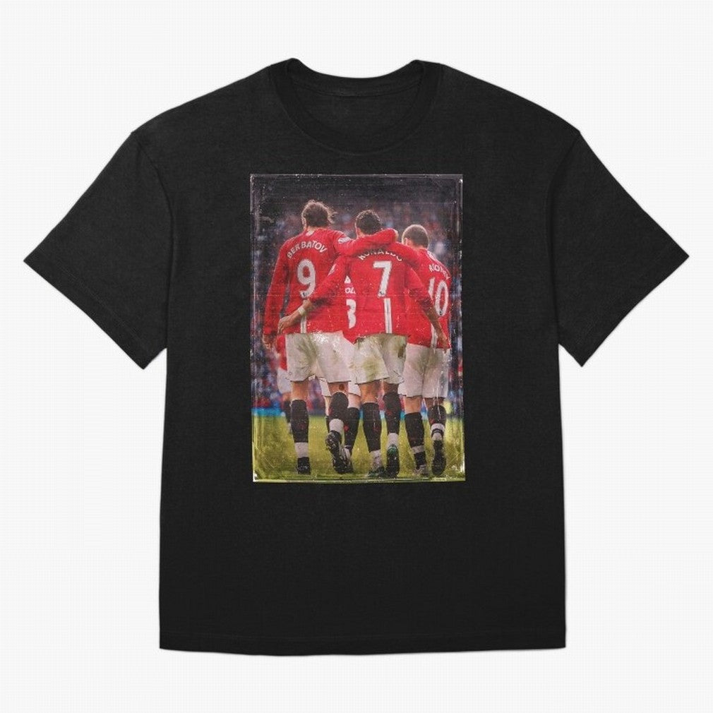 Ronaldo Berbatov Rooney Oversized T-Shirt Stand with Match Day Hype around FIFA World Cup 2026, Messi, Portugal, Spain and Germany, Stadium Memories, Football Loyalty, International Chants and Championship Tradition; Created for Match Day Parties,