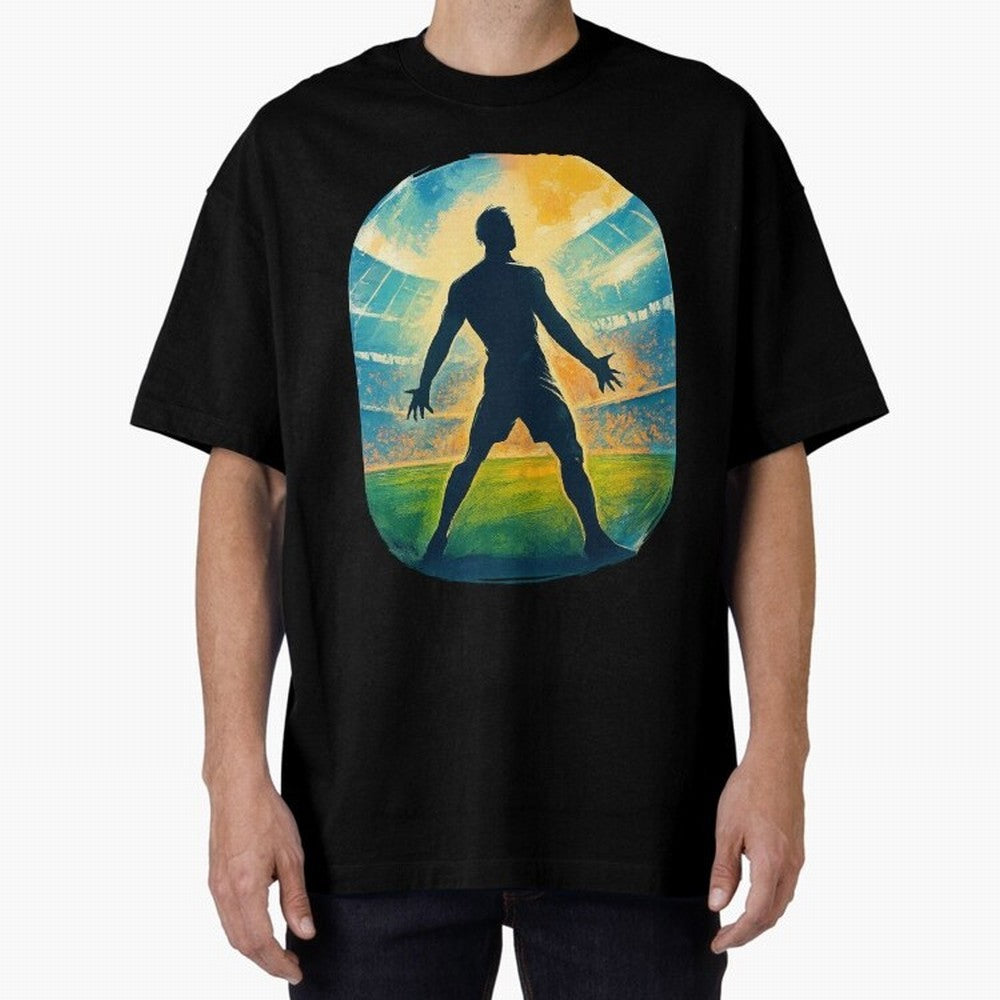 Cristiano Ronaldo CR7 Oversized T-Shirt Live the Energy of Match Day Hype around FIFA World Cup 2026 Group Stage, Messi, Neymar and Mbappe, England and Germany, Champion Mindset, Group Stage Buzz, Knockout Tension and Passionate Fan Culture; Great