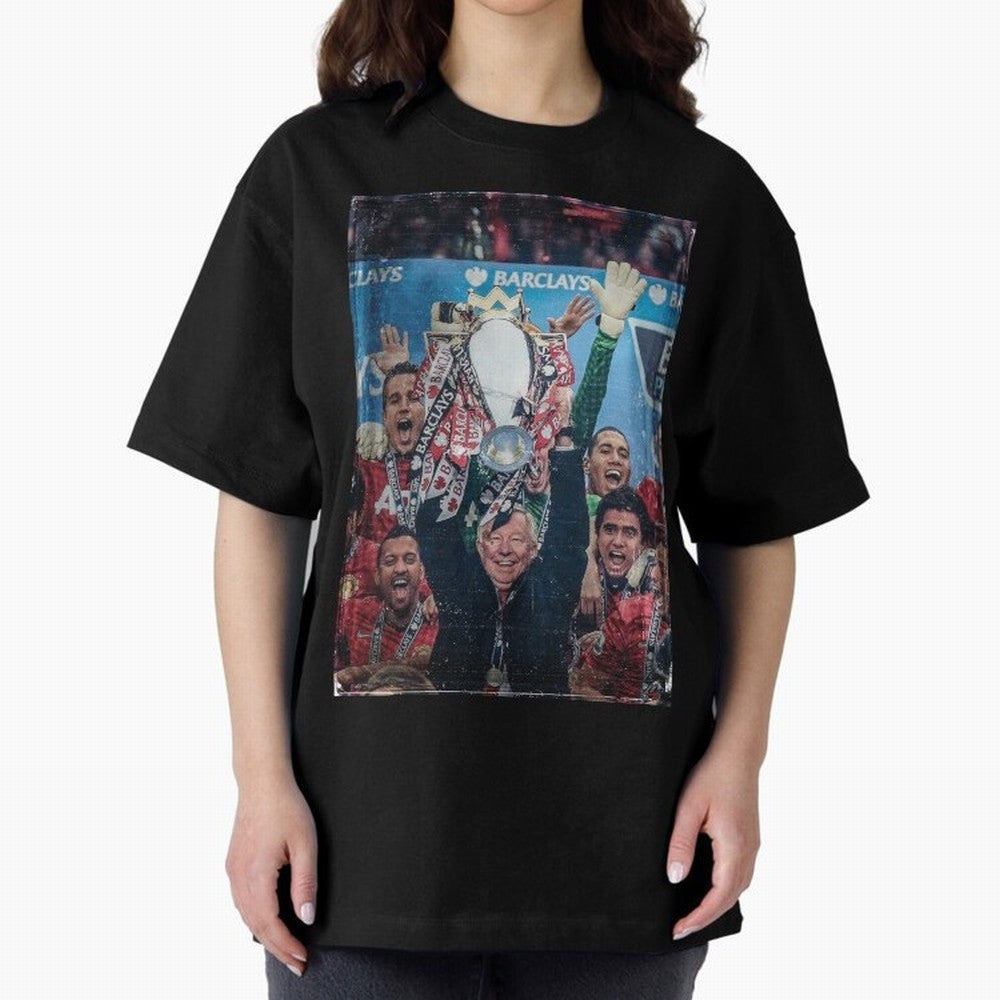 Sir Alex Ferguson Vintage Oversized T-Shirt Make Every Kick Count in FIFA World Cup 2026 with Cristiano Ronaldo, England and Germany Energy, Global Supporter Spirit, Legendary Goals, National Colors and Tournament Celebration; Ideal for Football