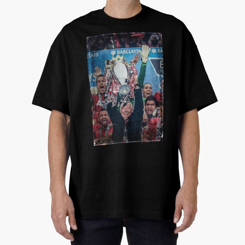 Sir Alex Ferguson Vintage Oversized T-Shirt Make Every Kick Count in FIFA World Cup 2026 with Cristiano Ronaldo, England and Germany Energy, Global Supporter Spirit, Legendary Goals, National Colors and Tournament Celebration; Ideal for Football