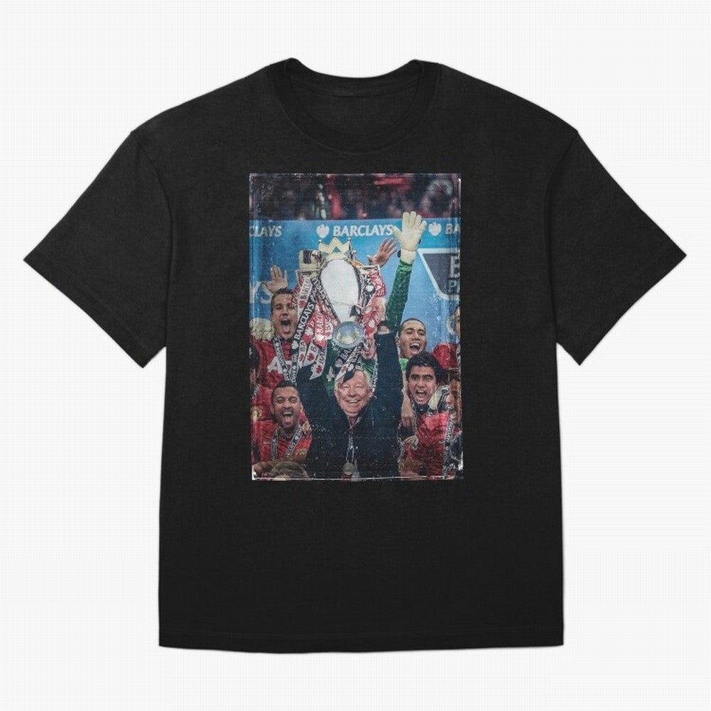 Sir Alex Ferguson Vintage Oversized T-Shirt Make Every Kick Count in FIFA World Cup 2026 with Cristiano Ronaldo, England and Germany Energy, Global Supporter Spirit, Legendary Goals, National Colors and Tournament Celebration; Ideal for Football