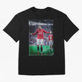 Cristiano Ronaldo Oversized T-Shirt Support the Legends of FIFA World Cup 2026 Group Stage for Fans of Neymar, Haaland and Cristiano Ronaldo and England and Germany, Bringing Vintage Soccer Flavor, Modern Football Stars, National Flags and Final