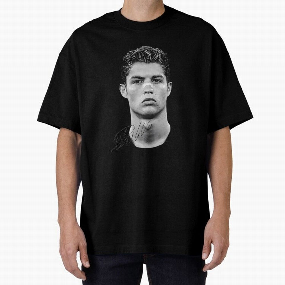 Cr7 - Streetwear Clothing Oversized T-Shirt Feel the Trophy Chase of FIFA World Cup 2026 Group Stage Built around Neymar, Haaland and Cristiano Ronaldo, Argentina Energy, Soccer Culture, Superstar Moments, National Team Dreams and Competitive Fire;