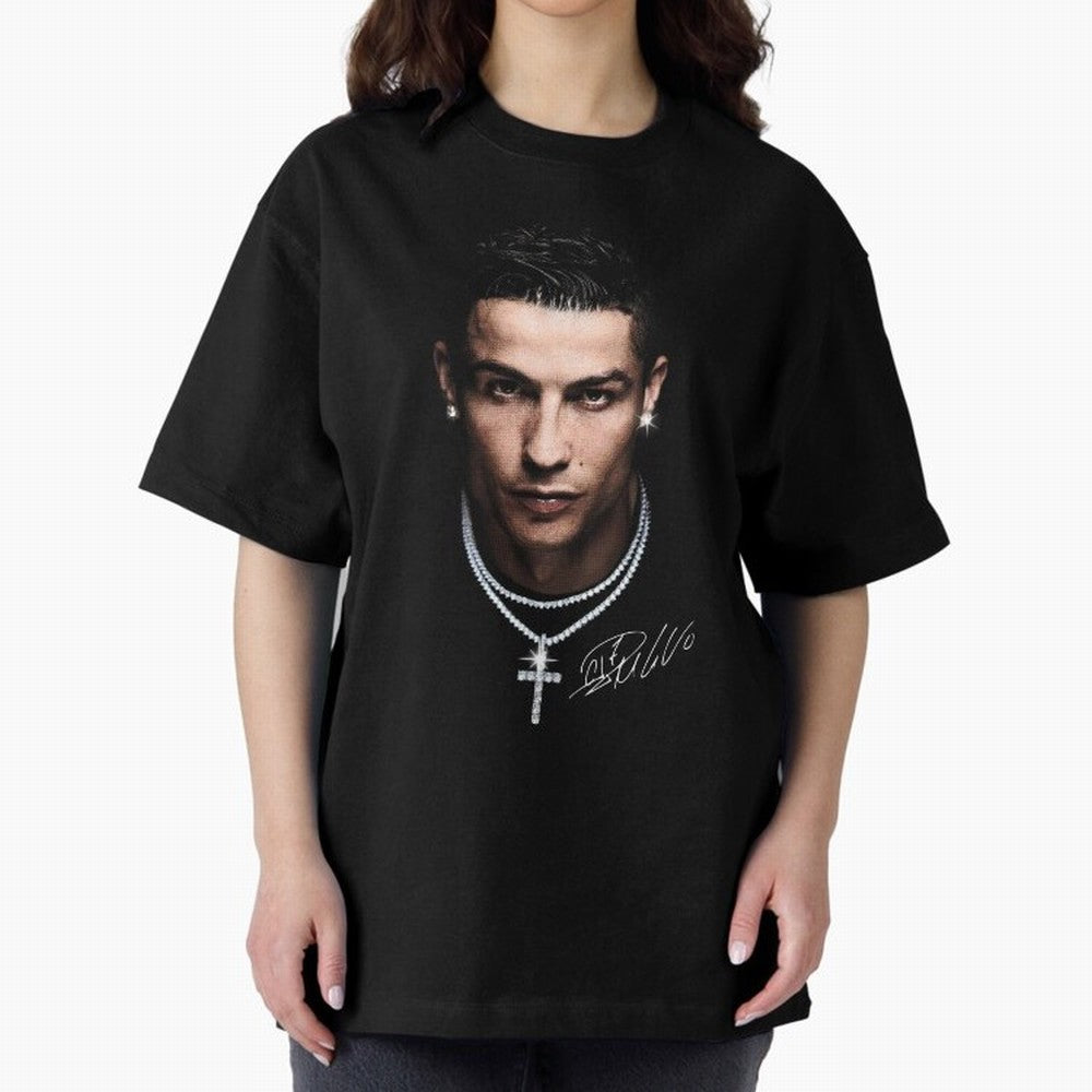 CR7 - Streetwear Clothing | Oversized T-Shirt Make Every Kick Count in Match Day Hype around FIFA World Cup 2026 Group Stage, Cristiano Ronaldo, Haaland and CR7, Argentina, Worldwide Fan Energy, Dramatic Goals, Stadium Lights and Championship