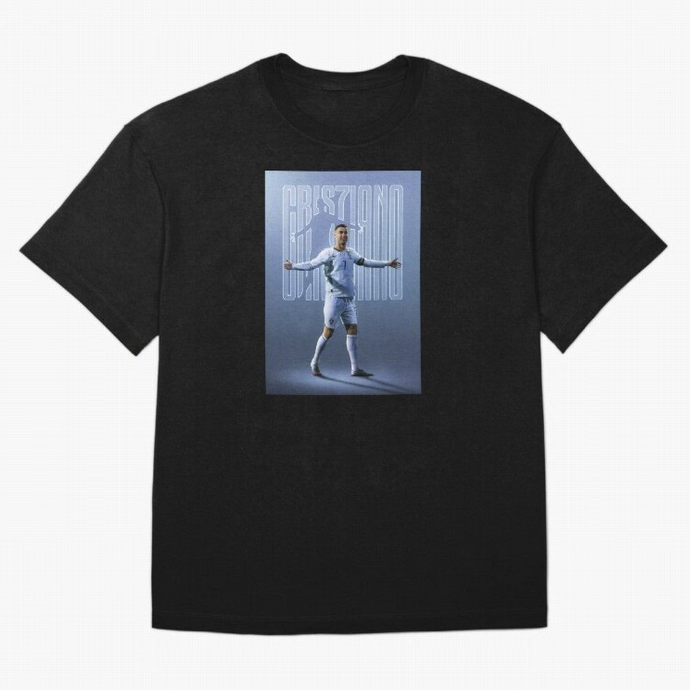Football Royalty: Cristiano Ronaldo Oversized T-Shirt Carry the Dream of Global Football Passion for FIFA World Cup 2026, Centered on Messi, Neymar and Mbappe, Argentina and Brazil, Fan Favorite Moments, National Team Passion, Big Match Drama and