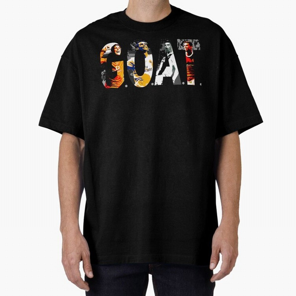 Cristiano Ronaldo Oversized T-Shirt Show Support during Match Day Hype around FIFA World Cup 2026, Mbappe and Neymar, Argentina and Brazil, Global Supporter Spirit, Legendary Goals, National Colors and Tournament Celebration; Ideal for Fans Who