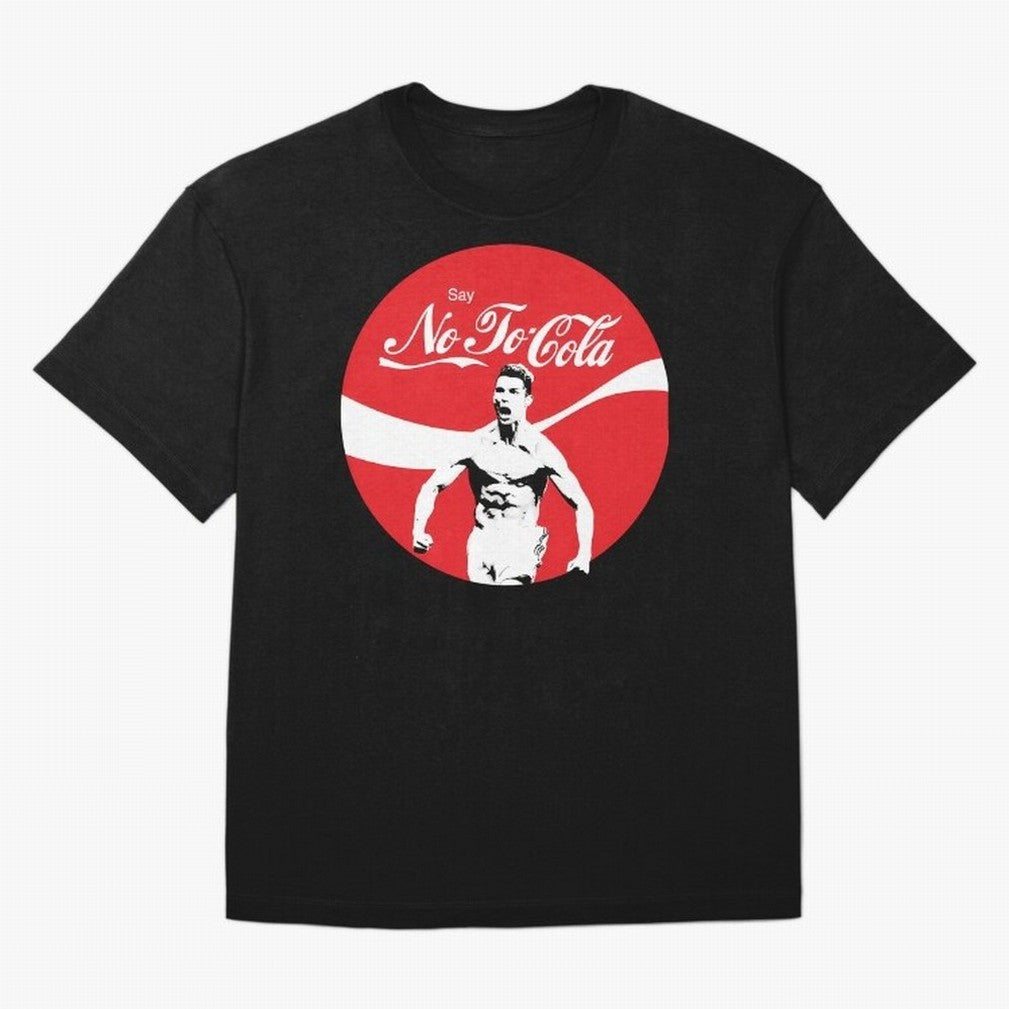Cristiano Ronaldo Say No To Cola Oversized T-Shirt Make Every Match About the FIFA World Cup 2026 Journey through Mbappe Highlights, France and Portugal Pride, Stadium Chants, National Pride, Trophy Dreams and Unforgettable Football Memories; Ideal