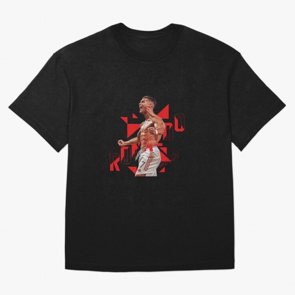 Cristiano Ronaldo Oversized T-Shirt Feel FIFA World Cup 2026 USA Canada Mexico Spirit, Filled with Argentina, France and Brazil, Messi, CR7 and Mbappe, Football History, Final Match Energy, Crowd Noise and Once in a Lifetime Moments; Made for Die