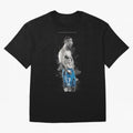 Abstract Football Player Celebration Artwork For Men And Gift For Soccer Fans Oversized T-Shirt Elevate FIFA World Cup 2026 Group Stage Driven by Messi, CR7 and Mbappe, Spain and Netherlands Energy, Fan Favorite Moments, National Team Passion, Big