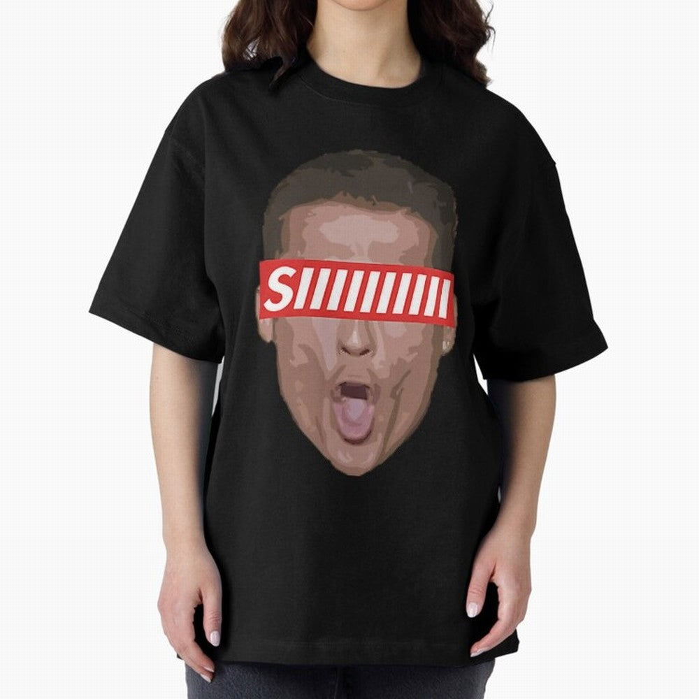 Funny Soccer Player Celebration Shout Illustration For Men, Gift For Football Fans Oversized T-Shirt Show Up for the Glory of FIFA World Cup 2026 USA Canada Mexico for Fans of Messi and England, France and Netherlands, Bringing Global Supporter