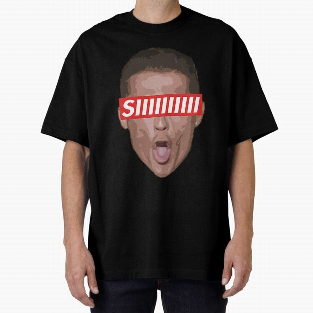 Funny Soccer Player Celebration Shout Illustration For Men, Gift For Football Fans Oversized T-Shirt Show Up for the Glory of FIFA World Cup 2026 USA Canada Mexico for Fans of Messi and England, France and Netherlands, Bringing Global Supporter