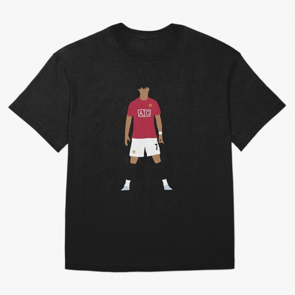 Cristiano Ronaldo Iconic Stance Fan Art Oversized T-Shirt Represent Fans Who Live for Global Football Passion for FIFA World Cup 2026 Group Stage, Filled with Cristiano Ronaldo, Haaland and CR7, Germany, Match Day Excitement, Supporter Culture,