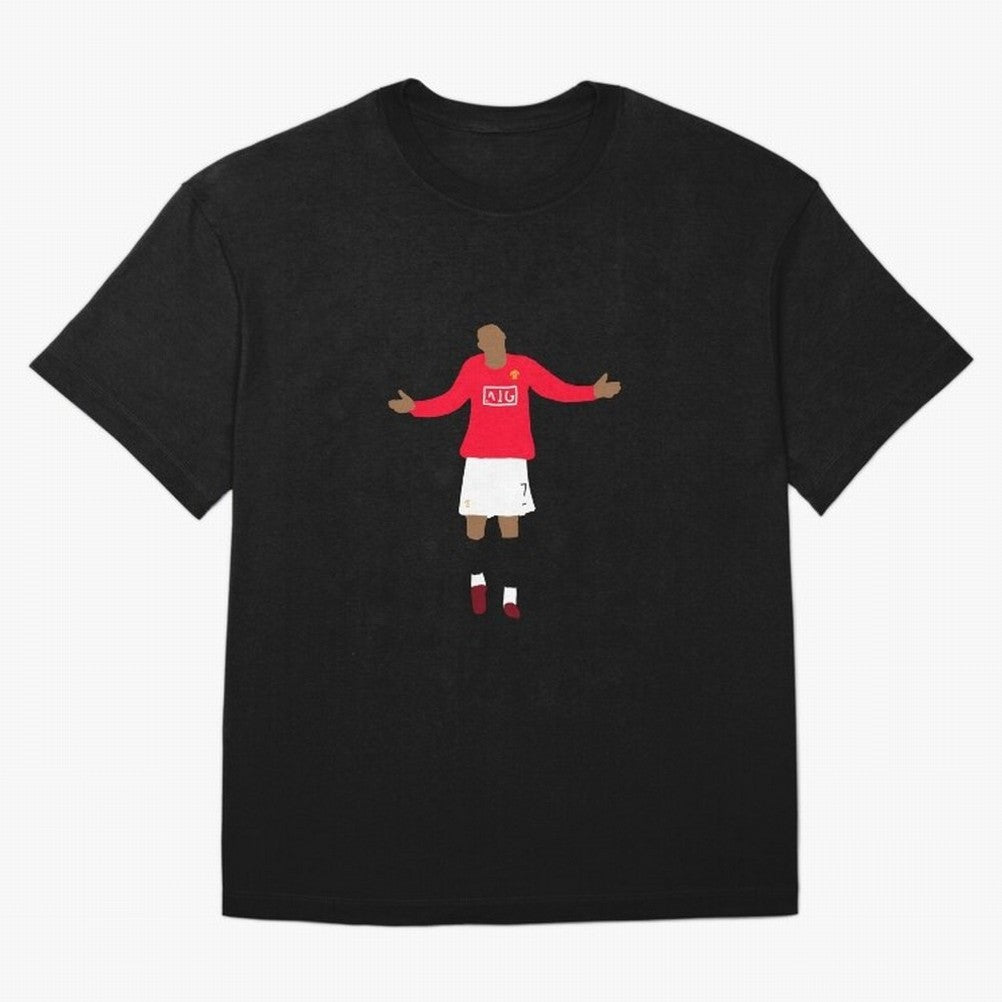 Cristiano Ronaldo Goal Celebration Illustration Oversized T-Shirt Experience Match Day Hype around FIFA World Cup 2026 USA Canada Mexico, Haaland and Mbappe, Brazil, Supporter Pride, Iconic Celebrations, Legendary Names and Global Match Day Energy;
