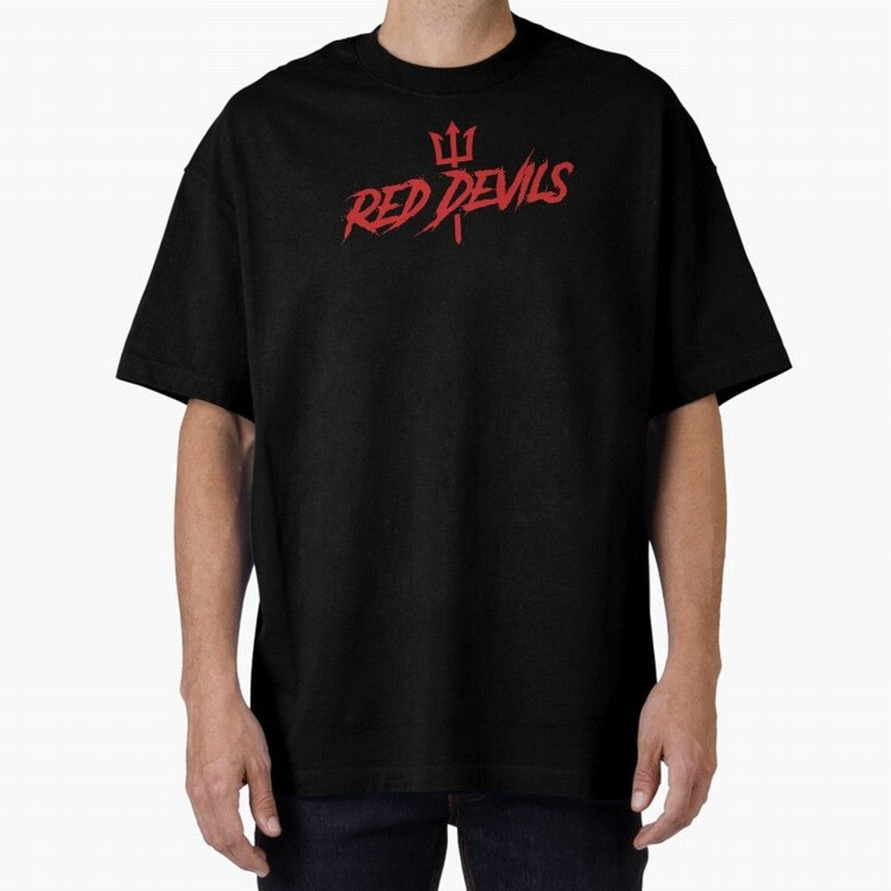 Red Devils Oversized T-Shirt Build Global Football Passion for FIFA World Cup 2026, Inspired by Messi, Neymar and Mbappe, England and Germany, Football History, Final Match Energy, Crowd Noise and Once in a Lifetime Moments; Built for Supporters
