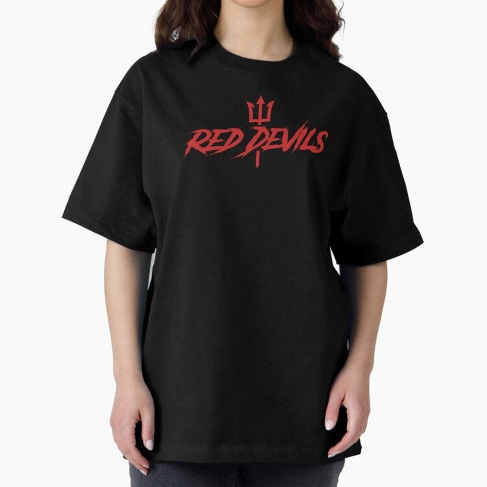 Red Devils Oversized T-Shirt Build Global Football Passion for FIFA World Cup 2026, Inspired by Messi, Neymar and Mbappe, England and Germany, Football History, Final Match Energy, Crowd Noise and Once in a Lifetime Moments; Built for Supporters