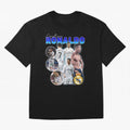 CR7 Real Madrid Poster ¨C For Football Fans and Gift For Ronaldo Supporters Oversized T-Shirt Feel the FIFA World Cup 2026 Group Stage Journey through Messi and Cristiano Ronaldo Highlights, Argentina and Brazil Pride, Match Day Excitement,
