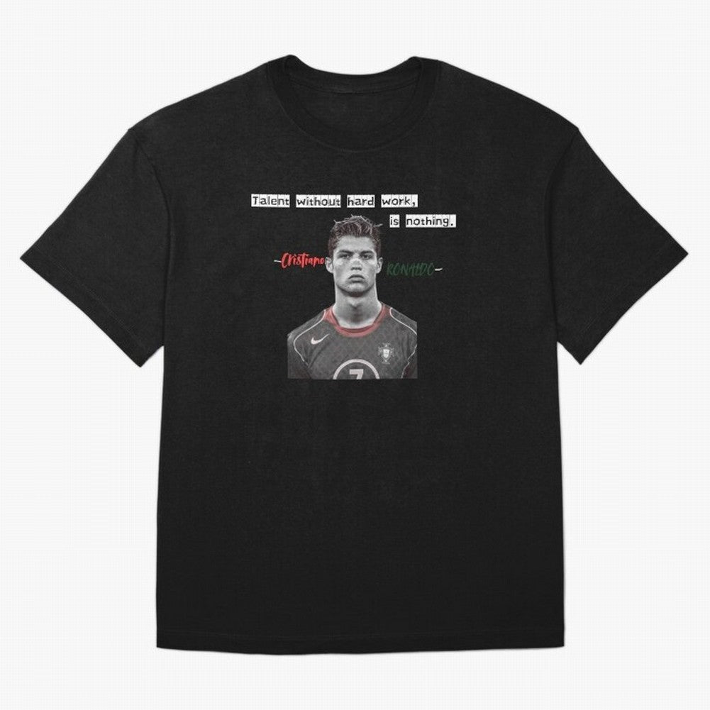 Cristiano Ronaldo - Dedication | NextLevel Motivation Oversized T-Shirt Bring a Champion Mindset to the FIFA World Cup 2026 Group Stage Journey through CR7 Highlights, Portugal Pride, Football History, Final Match Energy, Crowd Noise and Once in a