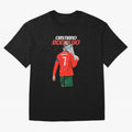 Cristiano Ronaldo Win Oversized T-Shirt Celebrate FIFA World Cup 2026 USA Canada Mexico Driven by Haaland, Germany Energy, Worldwide Fan Energy, Dramatic Goals, Stadium Lights and Championship Celebrations; Great for Supporters Who Love Legendary