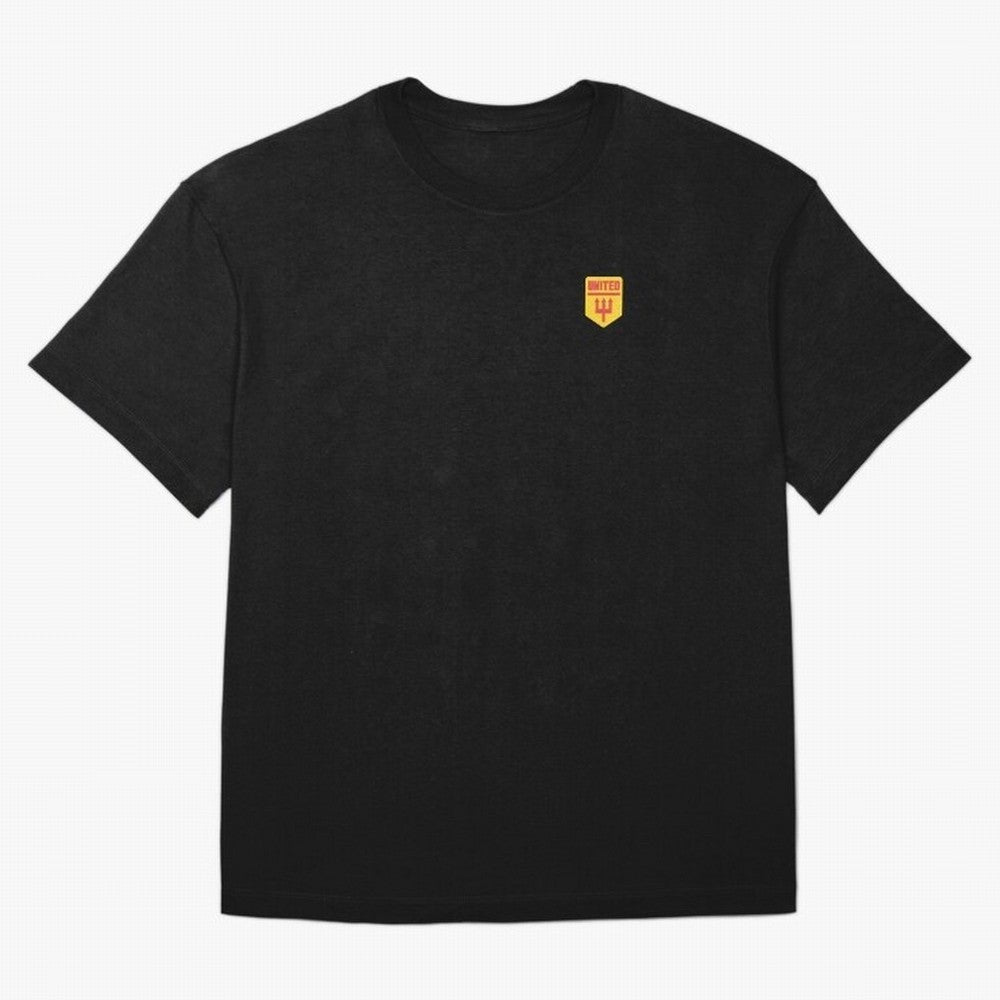 Manchester United Badge Oversized T-Shirt Fuel the Hype around FIFA World Cup 2026 for Fans of Messi and Netherlands, Bringing Stadium Memories, Football Loyalty, International Chants and Championship Tradition; Ideal for Football Dads, Football