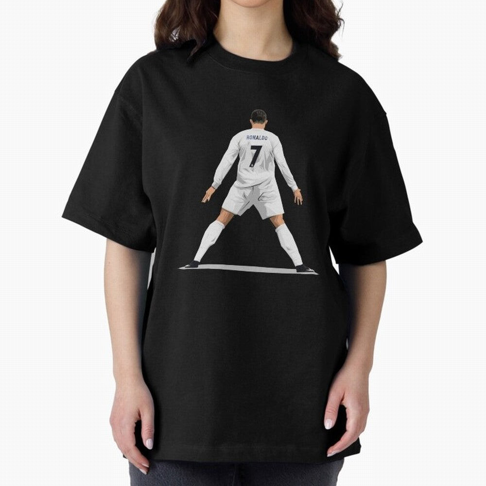 Cristiano Ronaldo Oversized T-Shirt Honor Champions and Dreams in FIFA World Cup 2026 USA Canada Mexico Spirit, Centered on Argentina, France and Brazil, Cristiano Ronaldo, Haaland and CR7, Game Day Rituals, Football Legends, Country Pride and the