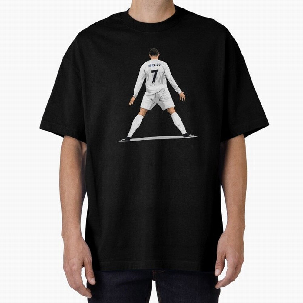 Cristiano Ronaldo Oversized T-Shirt Honor Champions and Dreams in FIFA World Cup 2026 USA Canada Mexico Spirit, Centered on Argentina, France and Brazil, Cristiano Ronaldo, Haaland and CR7, Game Day Rituals, Football Legends, Country Pride and the